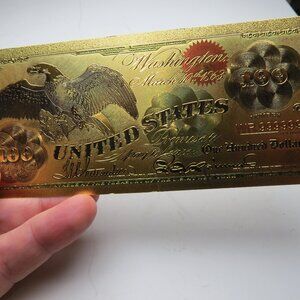 24k United State $100 Bill Collection